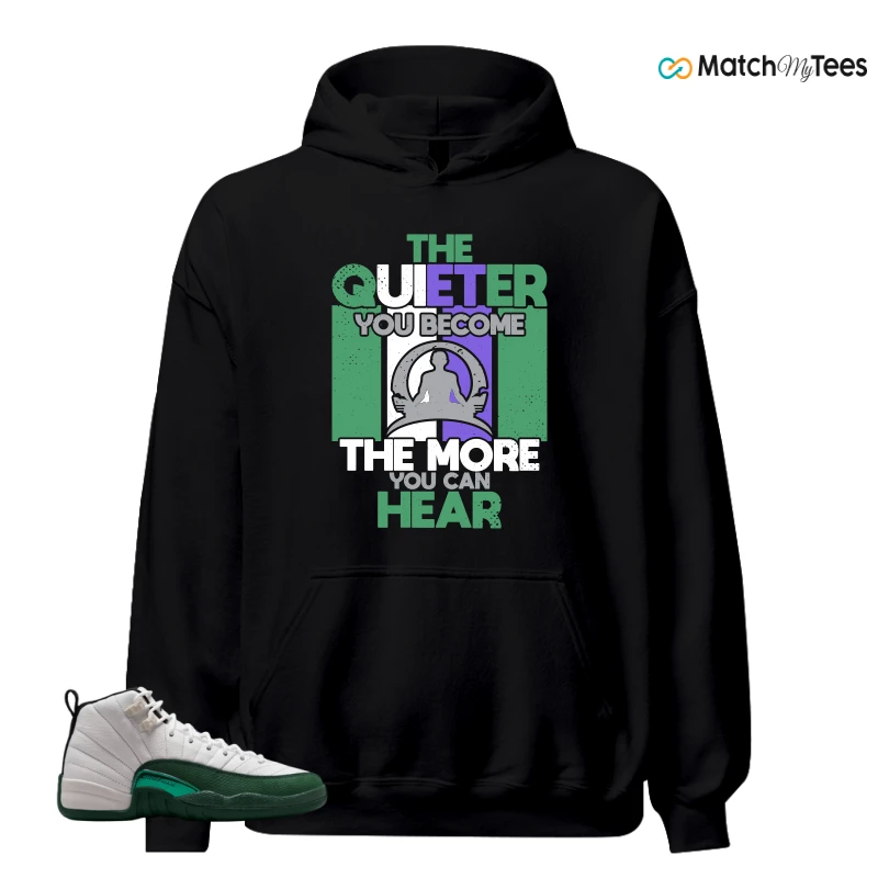 NIKE AIR JORDAN 12 RETRO BUCKS SNEAKER Matching Tees hoodie