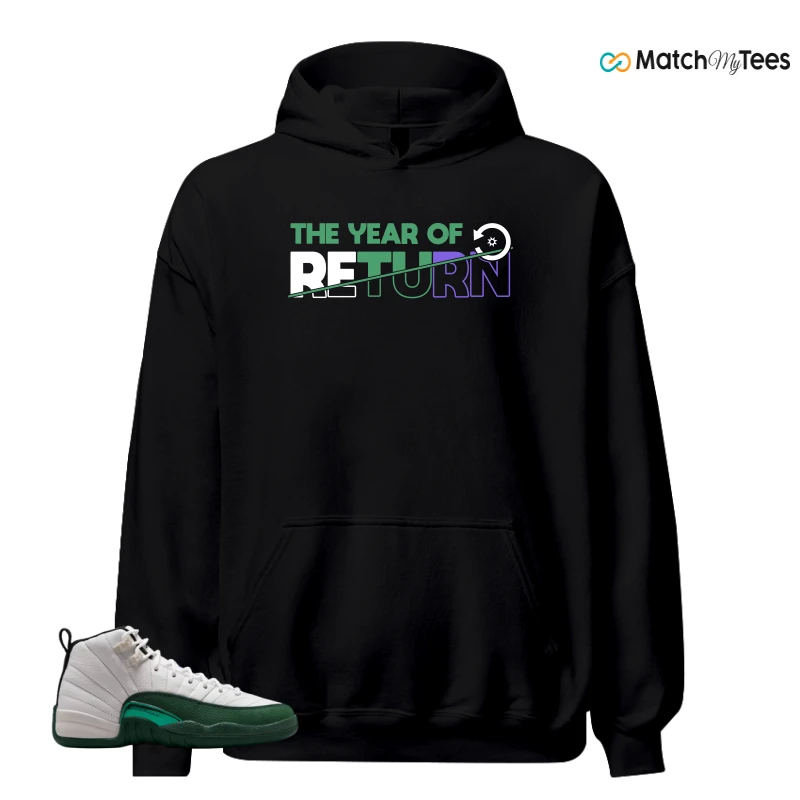 NIKE AIR JORDAN 12 RETRO BUCKS SNEAKER Matching Tees hoodie