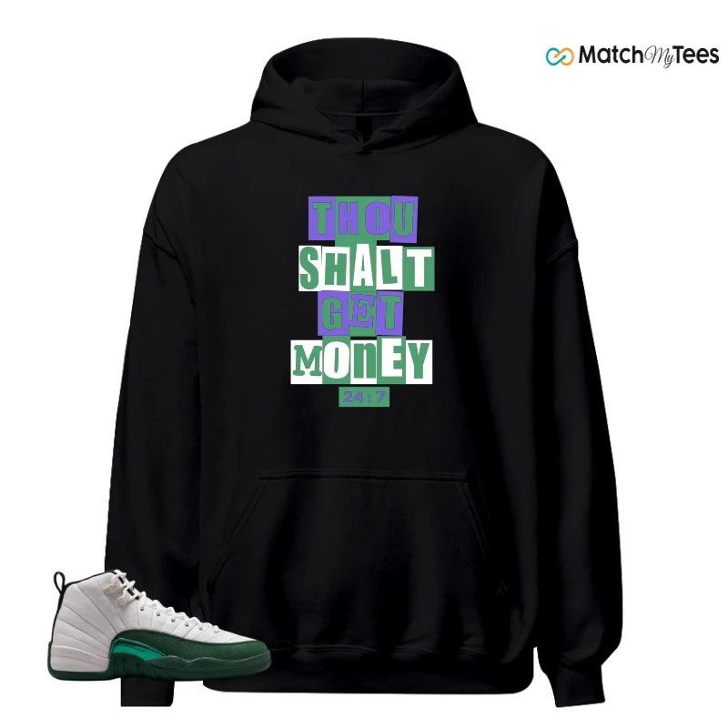 NIKE AIR JORDAN 12 RETRO BUCKS SNEAKER Matching Tees hoodie