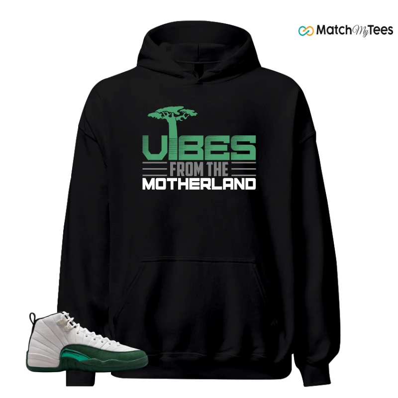 NIKE AIR JORDAN 12 RETRO BUCKS SNEAKER Matching Tees hoodie