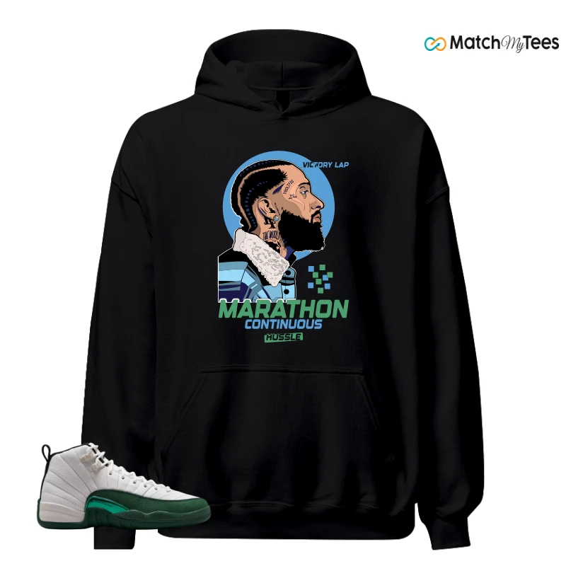 NIKE AIR JORDAN 12 RETRO BUCKS SNEAKER Matching Tees hoodie