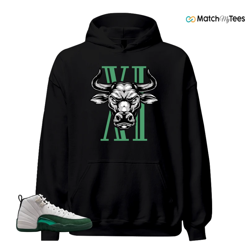 NIKE AIR JORDAN 12 RETRO BUCKS SNEAKER Matching Tees hoodie