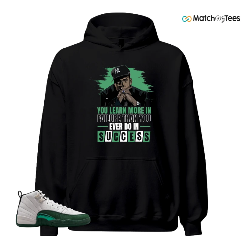 NIKE AIR JORDAN 12 RETRO BUCKS SNEAKER Matching Tees hoodie