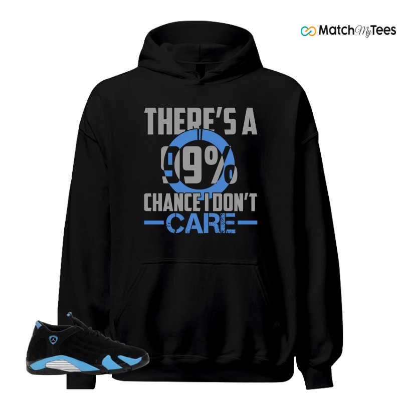 NIKE AIR JORDAN 14 RETRO BLACK UNIVERSITY BLUE (2026) (GS) SNEAKER Matching Tees hoodie