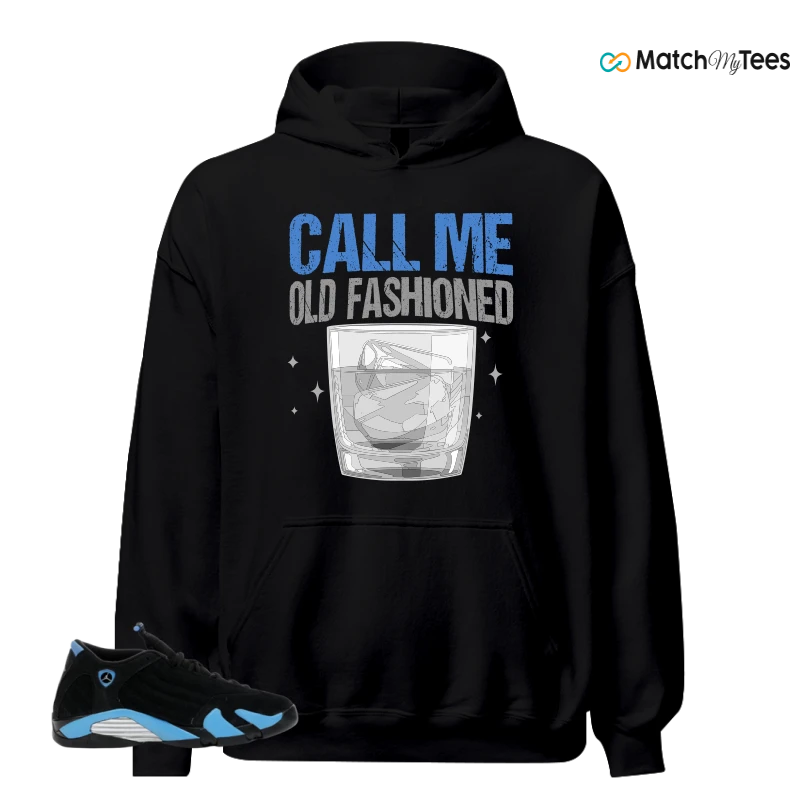 NIKE AIR JORDAN 14 RETRO BLACK UNIVERSITY BLUE (2026) (GS) SNEAKER Matching Tees hoodie