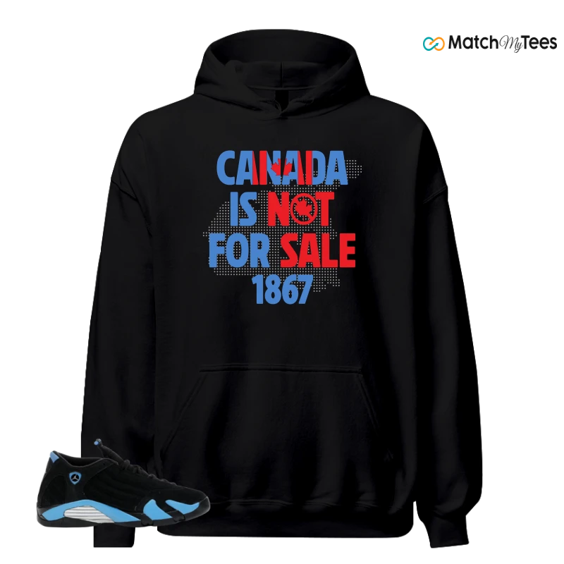 NIKE AIR JORDAN 14 RETRO BLACK UNIVERSITY BLUE (2026) (GS) SNEAKER Matching Tees hoodie