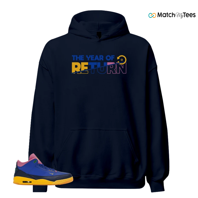 NIKE AIR JORDAN 3 BRAZIL SNEAKER Matching Tees hoodie