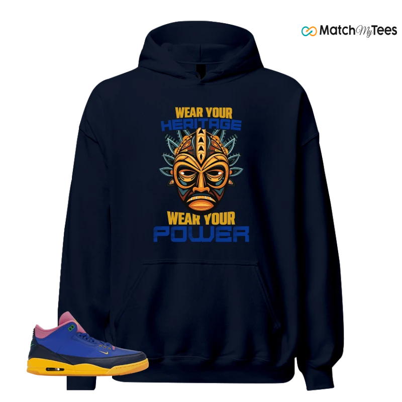 NIKE AIR JORDAN 3 BRAZIL SNEAKER Matching Tees hoodie