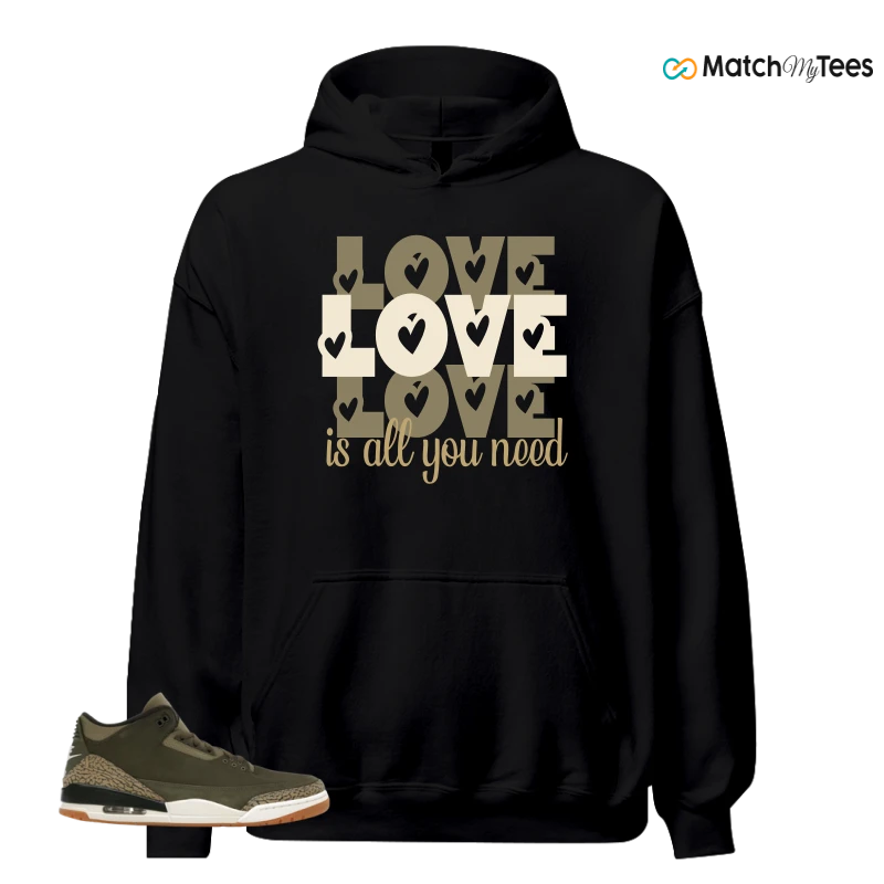 NIKE AIR JORDAN 3 RETRO FAMILY AFFAIR SNEAKER Matching Tees hoodie