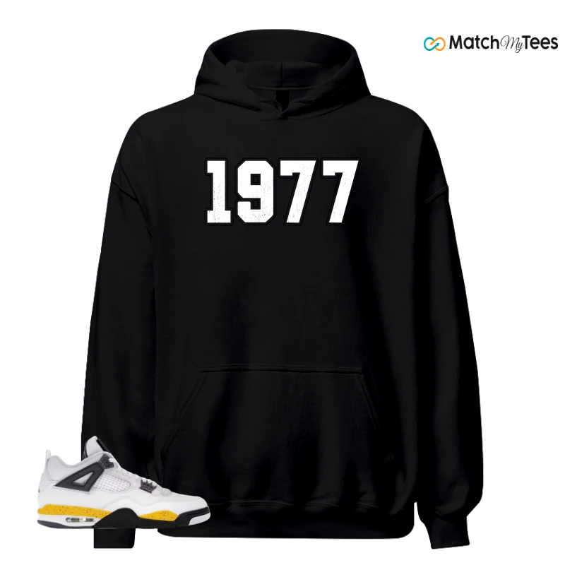 NIKE AIR JORDAN 4 RARE AIR TOUR YELLOW SNEAKER Matching Tees hoodie