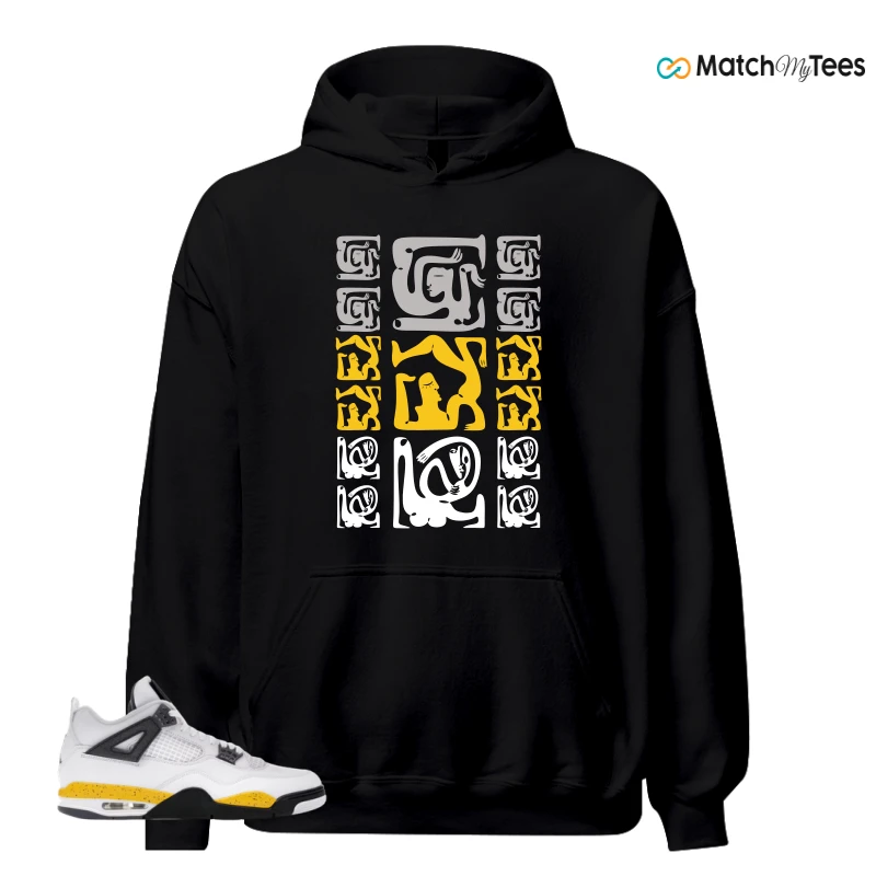 NIKE AIR JORDAN 4 RARE AIR TOUR YELLOW SNEAKER Matching Tees hoodie