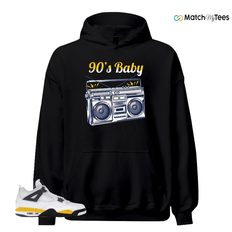 NIKE AIR JORDAN 4 RARE AIR TOUR YELLOW SNEAKER Matching Tees hoodie