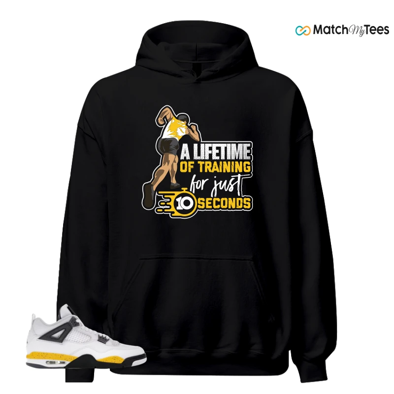 NIKE AIR JORDAN 4 RARE AIR TOUR YELLOW SNEAKER Matching Tees hoodie