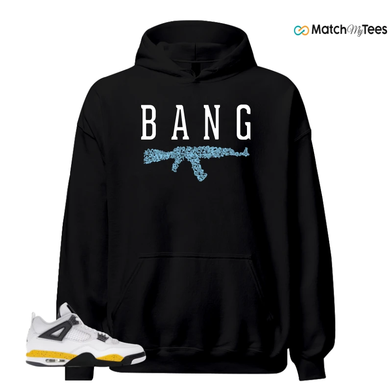 NIKE AIR JORDAN 4 RARE AIR TOUR YELLOW SNEAKER Matching Tees hoodie