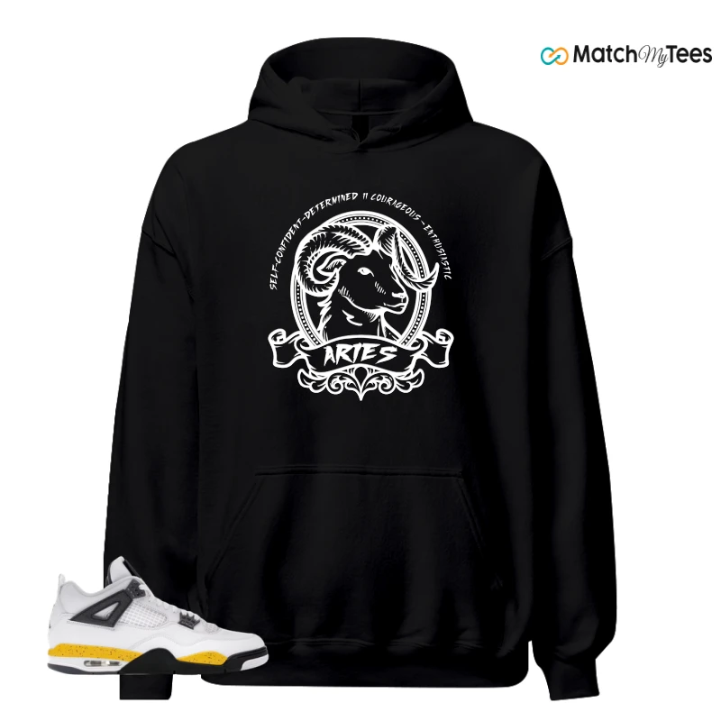 NIKE AIR JORDAN 4 RARE AIR TOUR YELLOW SNEAKER Matching Tees hoodie