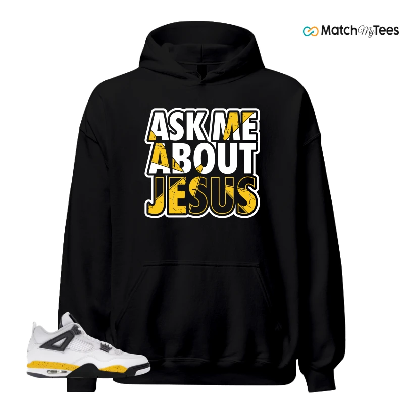 NIKE AIR JORDAN 4 RARE AIR TOUR YELLOW SNEAKER Matching Tees hoodie