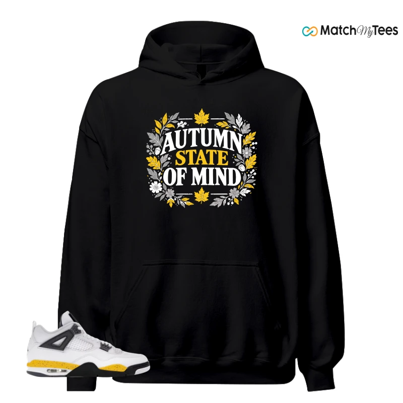 NIKE AIR JORDAN 4 RARE AIR TOUR YELLOW SNEAKER Matching Tees hoodie