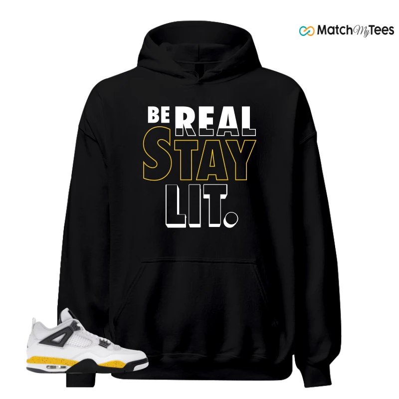 NIKE AIR JORDAN 4 RARE AIR TOUR YELLOW SNEAKER Matching Tees hoodie