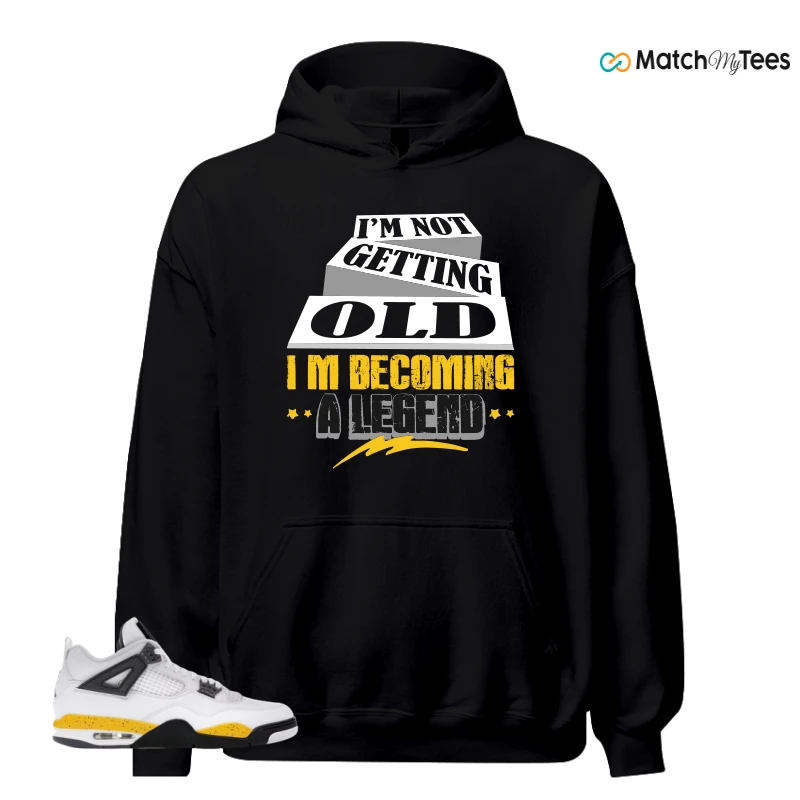 NIKE AIR JORDAN 4 RARE AIR TOUR YELLOW SNEAKER Matching Tees hoodie