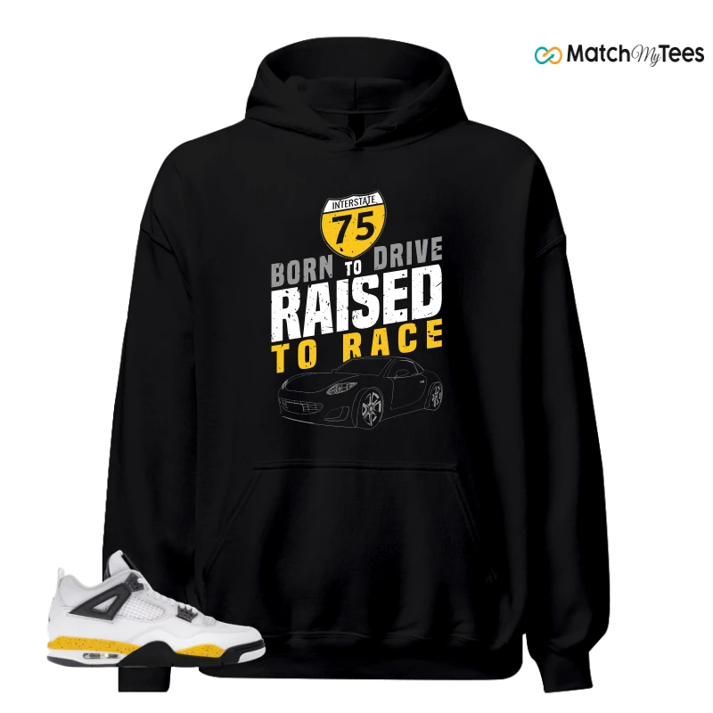 NIKE AIR JORDAN 4 RARE AIR TOUR YELLOW SNEAKER Matching Tees hoodie