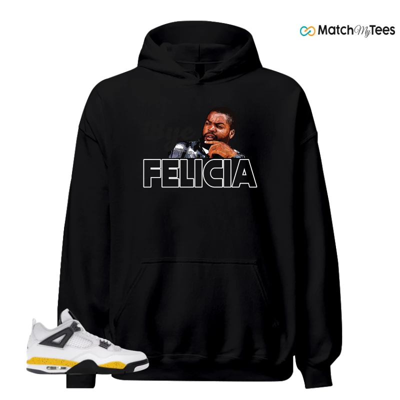 NIKE AIR JORDAN 4 RARE AIR TOUR YELLOW SNEAKER Matching Tees hoodie