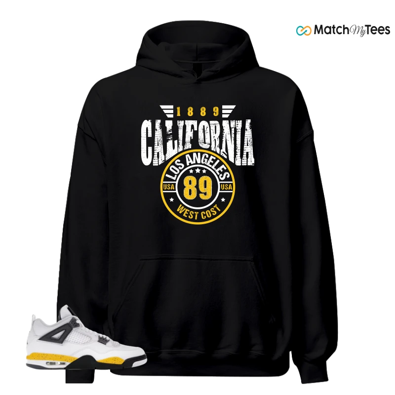 NIKE AIR JORDAN 4 RARE AIR TOUR YELLOW SNEAKER Matching Tees hoodie
