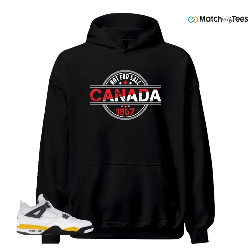 NIKE AIR JORDAN 4 RARE AIR TOUR YELLOW SNEAKER Matching Tees hoodie