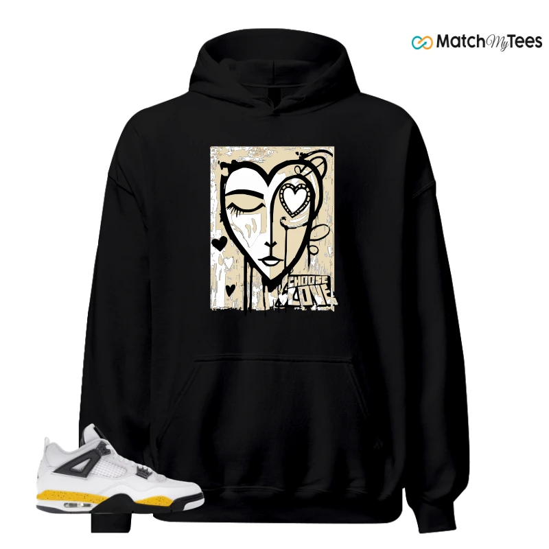 NIKE AIR JORDAN 4 RARE AIR TOUR YELLOW SNEAKER Matching Tees hoodie