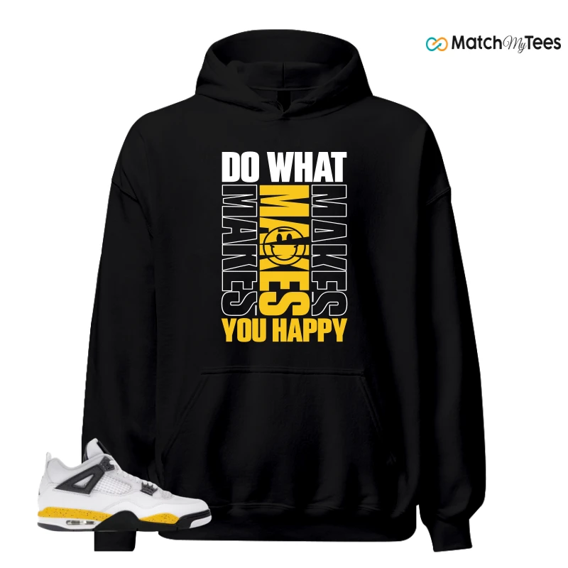 NIKE AIR JORDAN 4 RARE AIR TOUR YELLOW SNEAKER Matching Tees hoodie