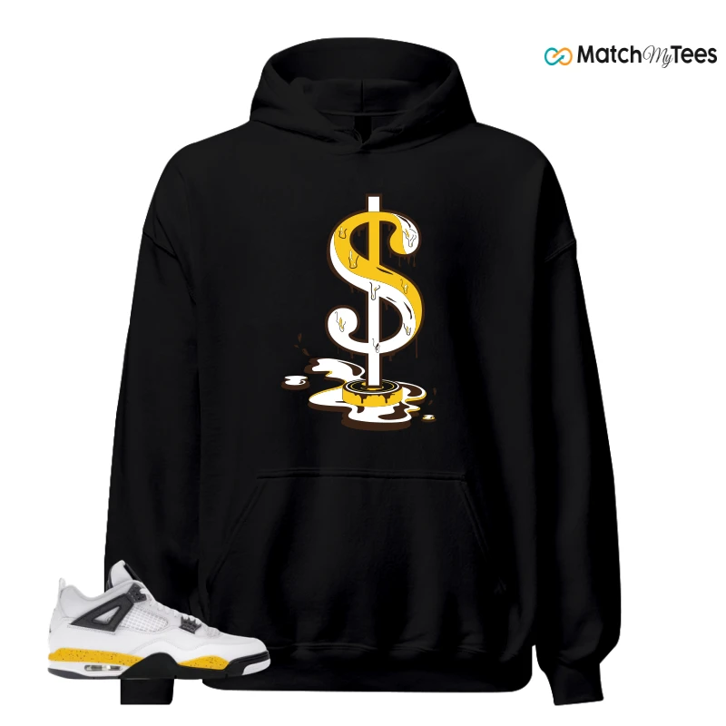 NIKE AIR JORDAN 4 RARE AIR TOUR YELLOW SNEAKER Matching Tees hoodie