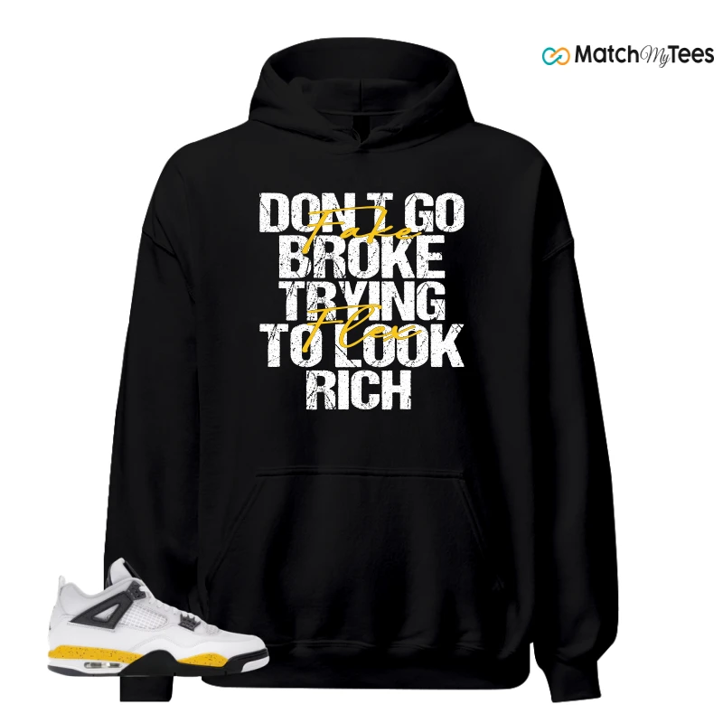 NIKE AIR JORDAN 4 RARE AIR TOUR YELLOW SNEAKER Matching Tees hoodie