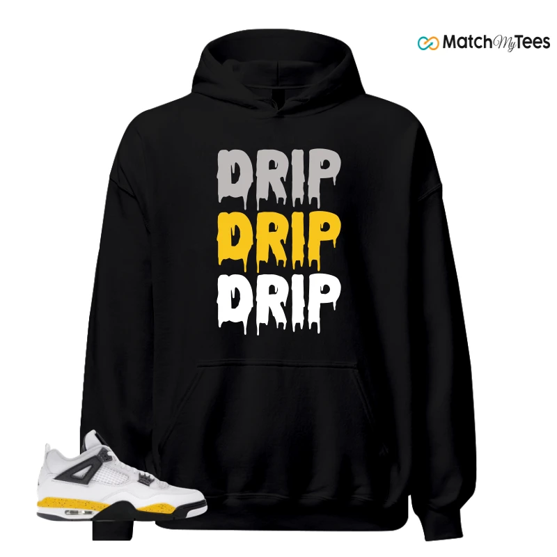 NIKE AIR JORDAN 4 RARE AIR TOUR YELLOW SNEAKER Matching Tees hoodie