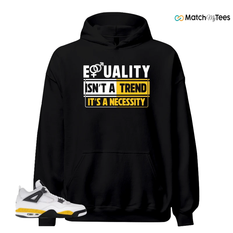 NIKE AIR JORDAN 4 RARE AIR TOUR YELLOW SNEAKER Matching Tees hoodie