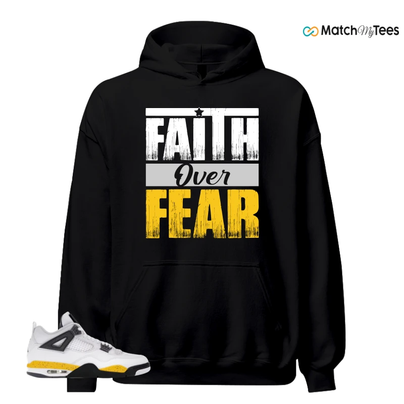 NIKE AIR JORDAN 4 RARE AIR TOUR YELLOW SNEAKER Matching Tees hoodie