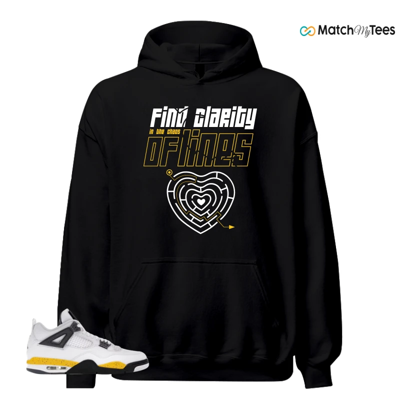 NIKE AIR JORDAN 4 RARE AIR TOUR YELLOW SNEAKER Matching Tees hoodie