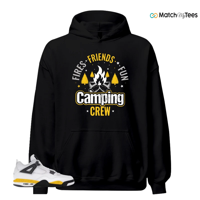 NIKE AIR JORDAN 4 RARE AIR TOUR YELLOW SNEAKER Matching Tees hoodie