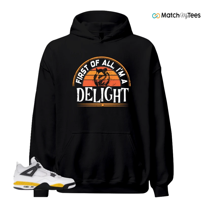 NIKE AIR JORDAN 4 RARE AIR TOUR YELLOW SNEAKER Matching Tees hoodie