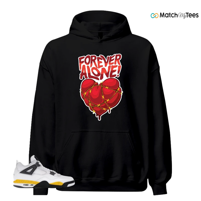 NIKE AIR JORDAN 4 RARE AIR TOUR YELLOW SNEAKER Matching Tees hoodie