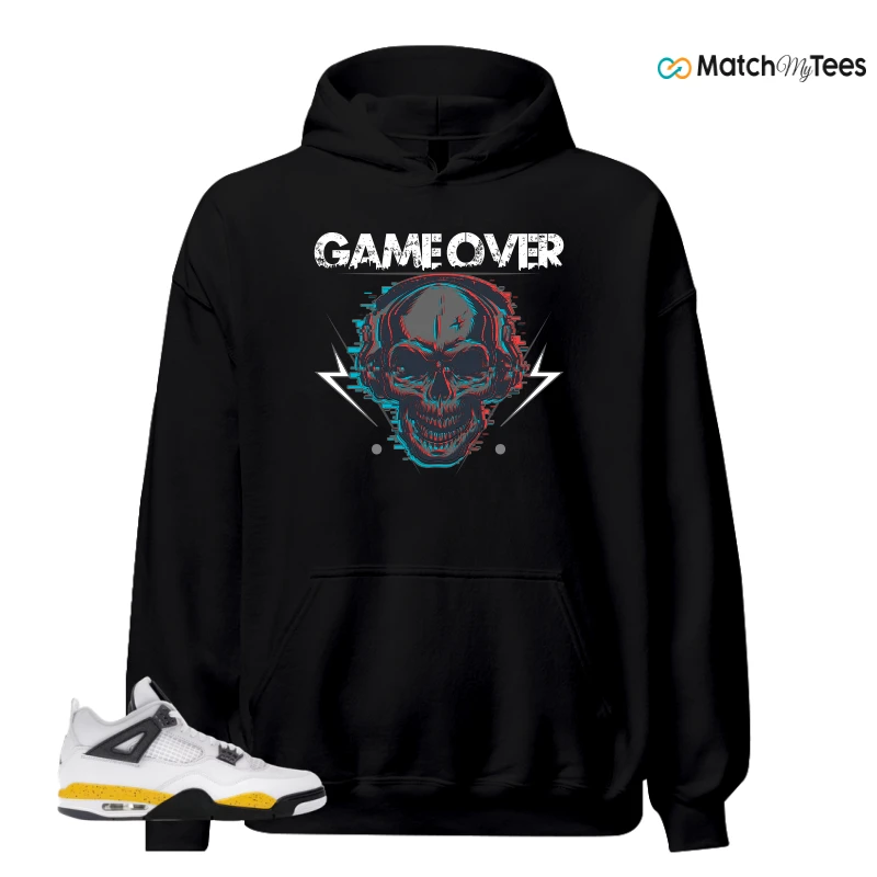 NIKE AIR JORDAN 4 RARE AIR TOUR YELLOW SNEAKER Matching Tees hoodie