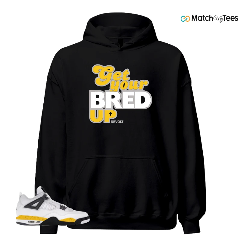 NIKE AIR JORDAN 4 RARE AIR TOUR YELLOW SNEAKER Matching Tees hoodie