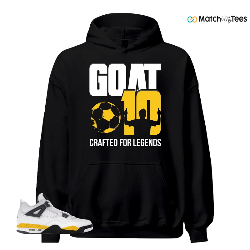 NIKE AIR JORDAN 4 RARE AIR TOUR YELLOW SNEAKER Matching Tees hoodie