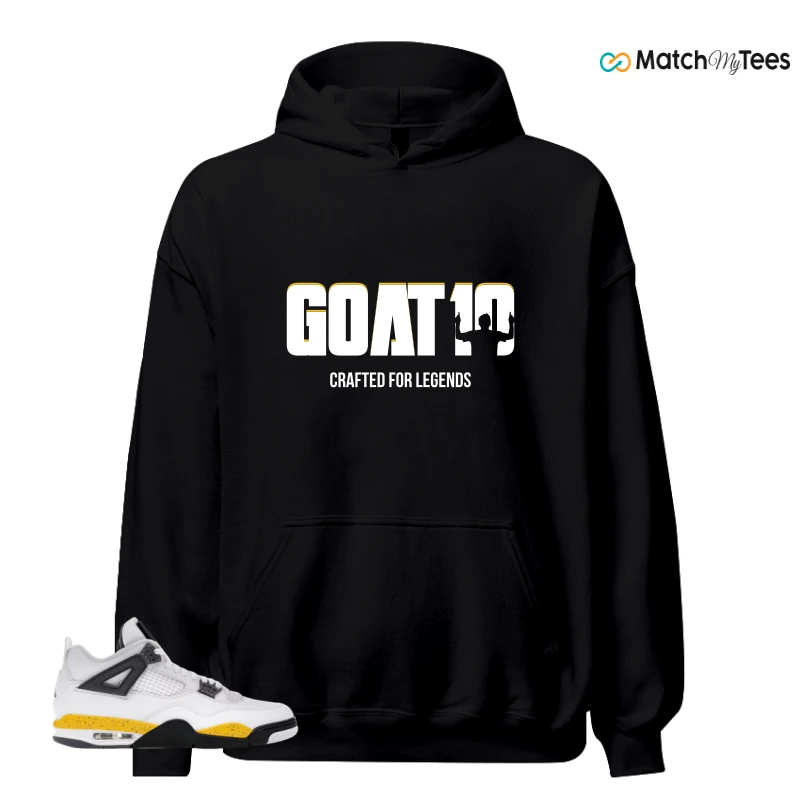 NIKE AIR JORDAN 4 RARE AIR TOUR YELLOW SNEAKER Matching Tees hoodie