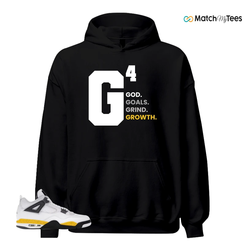 NIKE AIR JORDAN 4 RARE AIR TOUR YELLOW SNEAKER Matching Tees hoodie