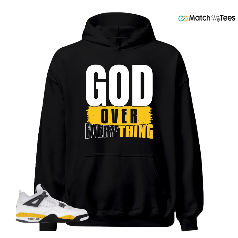 NIKE AIR JORDAN 4 RARE AIR TOUR YELLOW SNEAKER Matching Tees hoodie