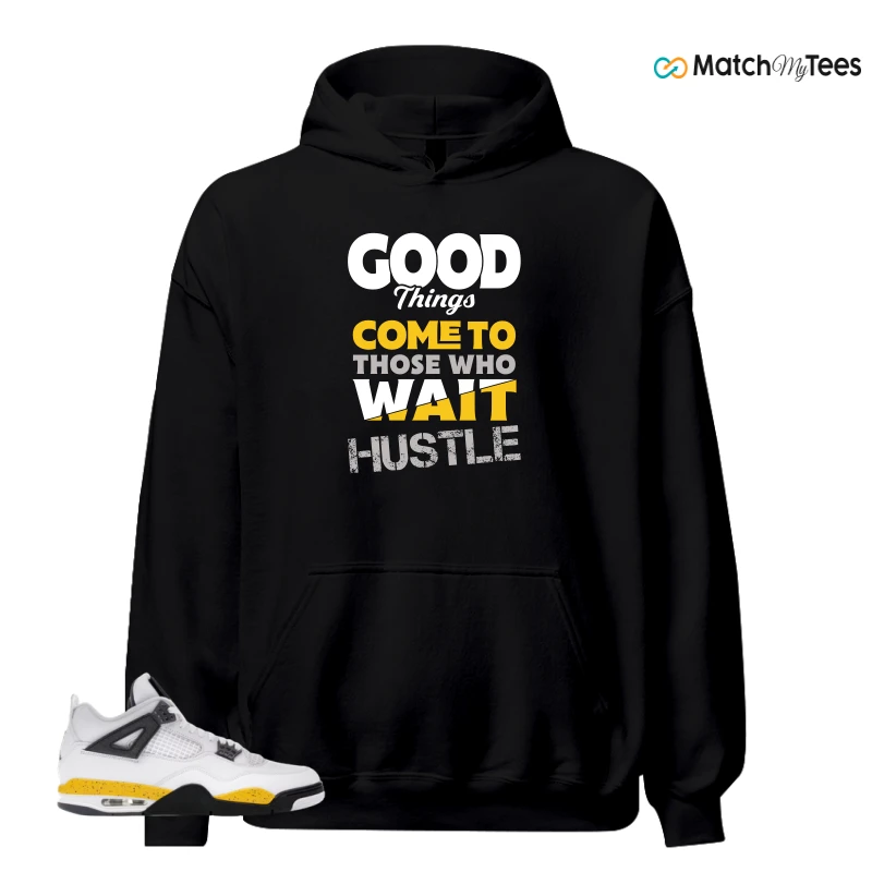 NIKE AIR JORDAN 4 RARE AIR TOUR YELLOW SNEAKER Matching Tees hoodie