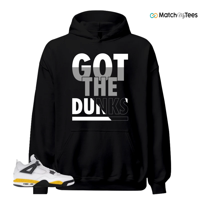 NIKE AIR JORDAN 4 RARE AIR TOUR YELLOW SNEAKER Matching Tees hoodie