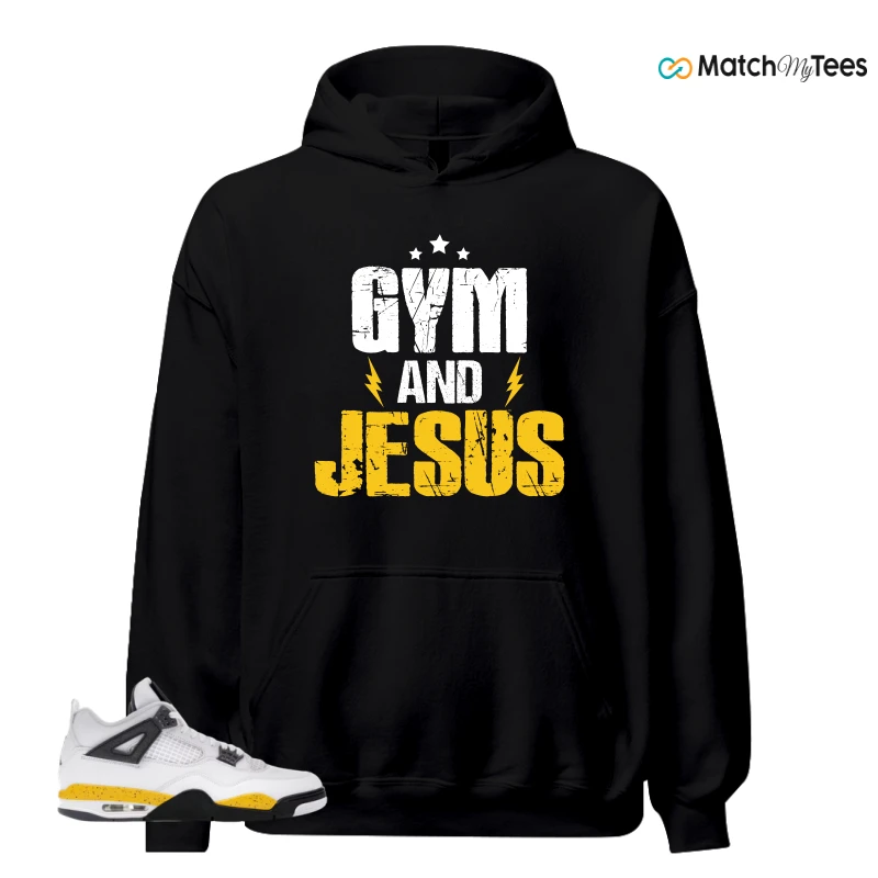 NIKE AIR JORDAN 4 RARE AIR TOUR YELLOW SNEAKER Matching Tees hoodie