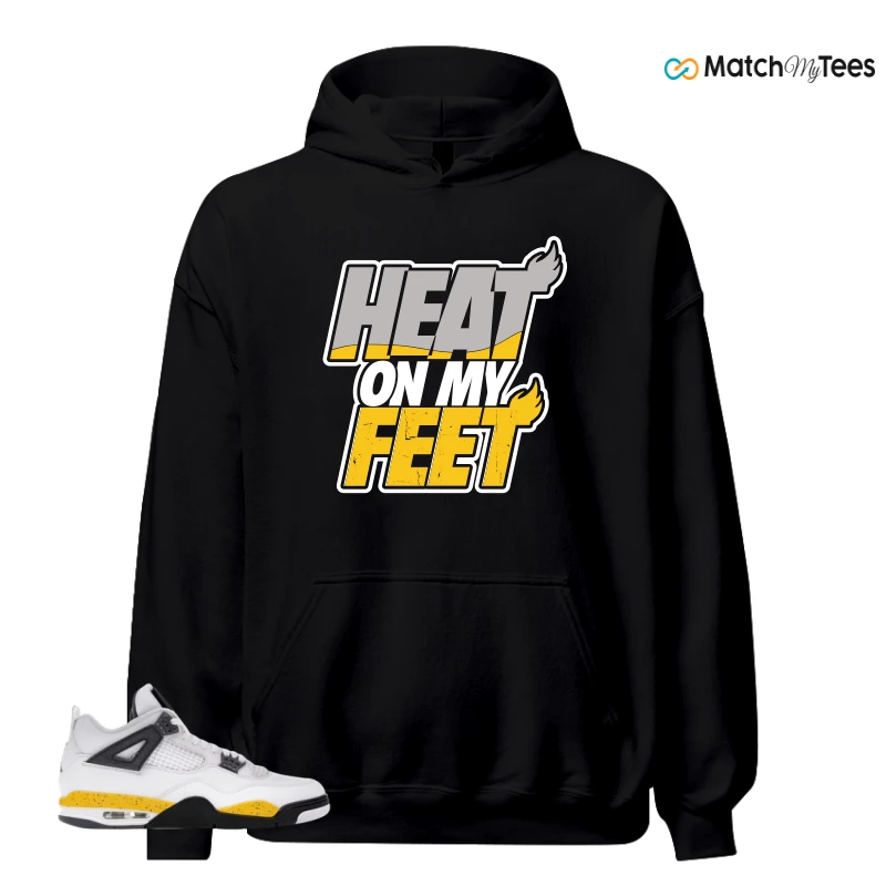 NIKE AIR JORDAN 4 RARE AIR TOUR YELLOW SNEAKER Matching Tees hoodie