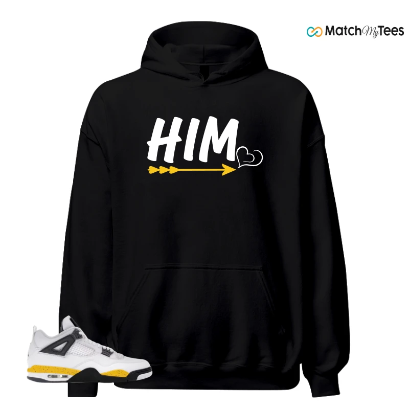 NIKE AIR JORDAN 4 RARE AIR TOUR YELLOW SNEAKER Matching Tees hoodie
