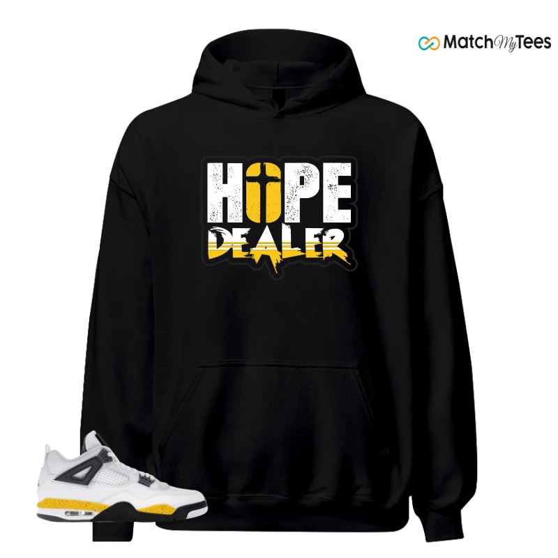 NIKE AIR JORDAN 4 RARE AIR TOUR YELLOW SNEAKER Matching Tees hoodie